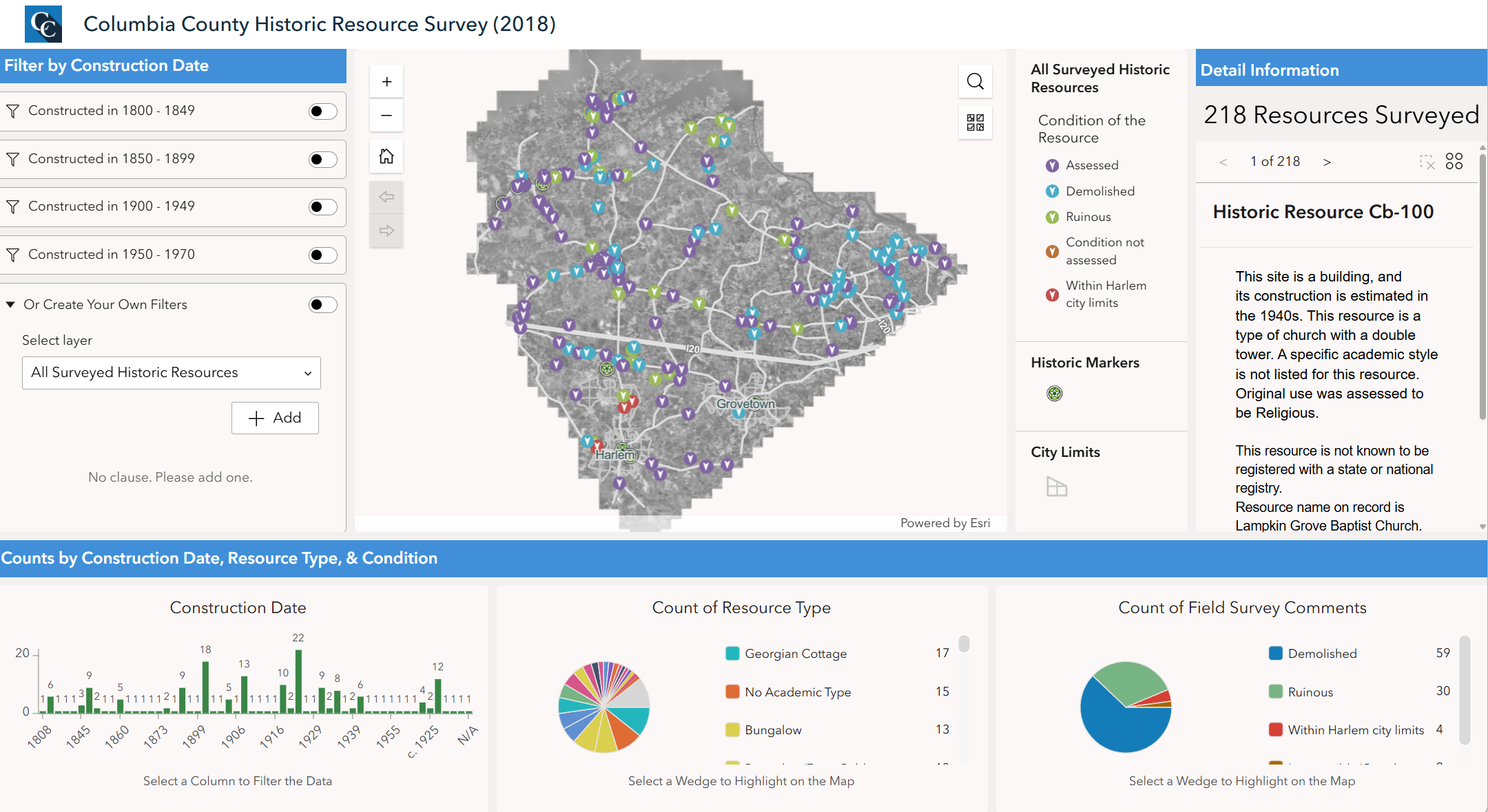 Historic Resource Survey Viewer